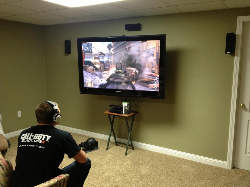 Chandler Davis (12) playing Call of Duty after finishing second in the Gamestop Call of Duty Tournament