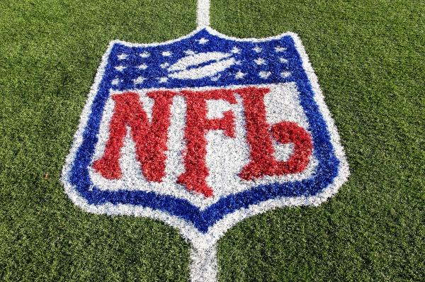 NFL logo on the first official NFL game. (photo by Amy Lamar)
