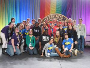 ISU Pride at MBLGTACC 2014. Photo by ISU PRIDE. 