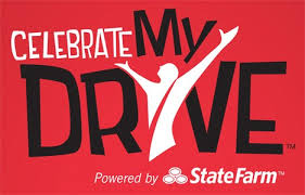 Pictured is the Celebrate My Drive logo. 