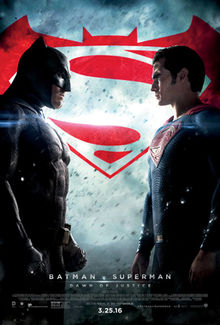 Movie poster for Batman v Superman: Dawn of Justice