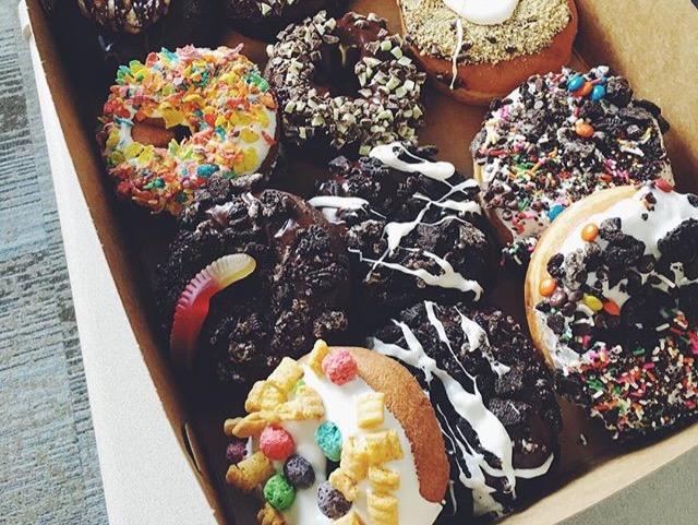 Donuts from Cravin' Donuts in downtown Bloomington.
