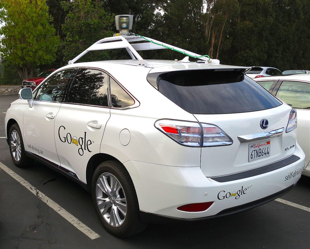 Googles autonomous car. 