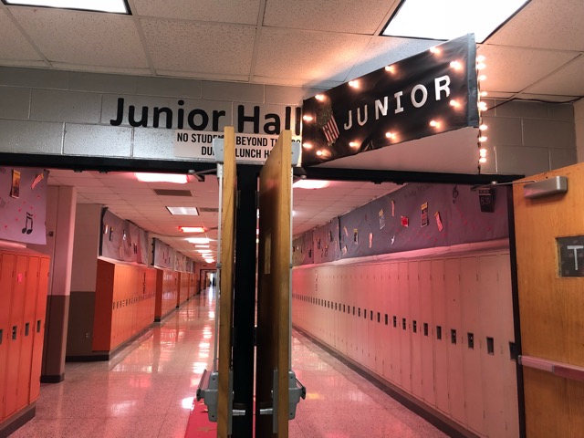 West Junior Hallway decoration 2018