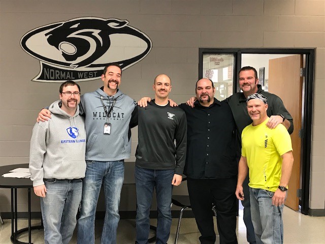 Normal West staff sported handlebar mustaches in celebration of No Shave November. 