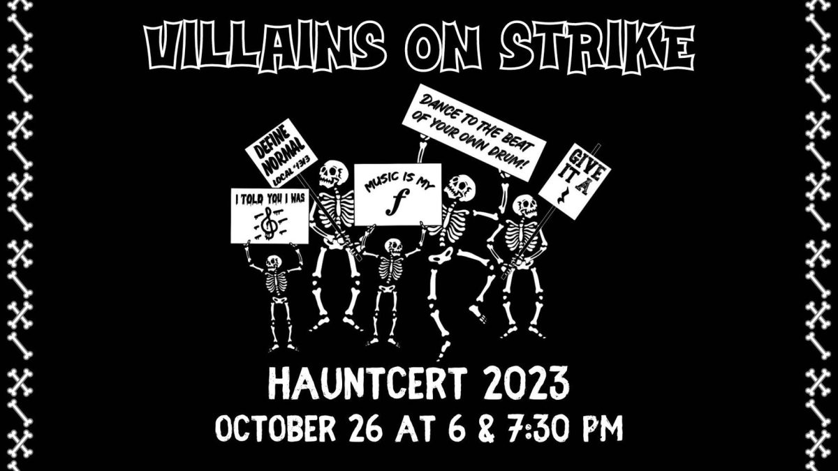 The annual NCWHS Orchestra Hauntcert is set to take place on Thursday, October 26 at 6 and 7:30pm in the West Auditorium.