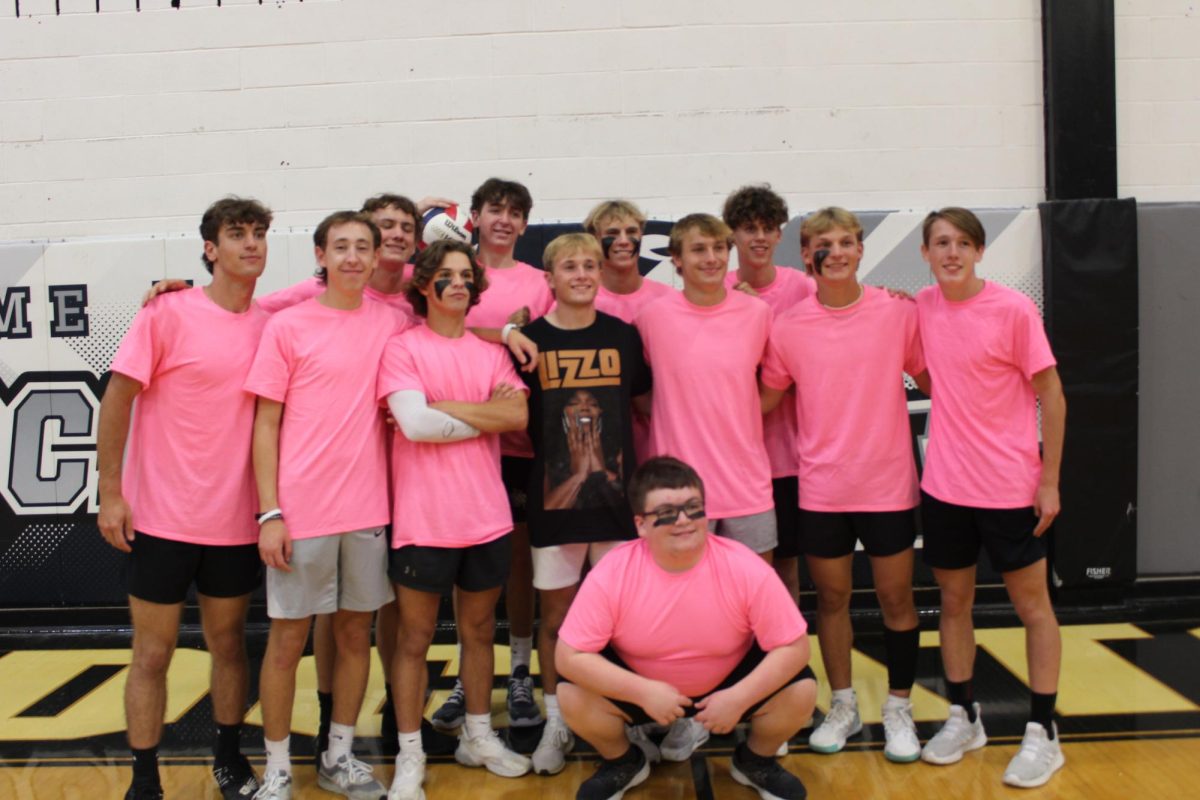 The senior boys volleyball team took home the championship in this years Homecoming Volleyball Tournament.