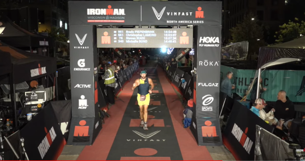 Piepenbrink completed his first Ironman in Madison, Wisconsin this past September.
