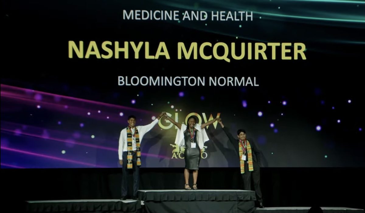 This past summer, Senior NaShyla McQuirter was awarded first place for her research on gut motility for the NAACP ACT-SO Youth program.
