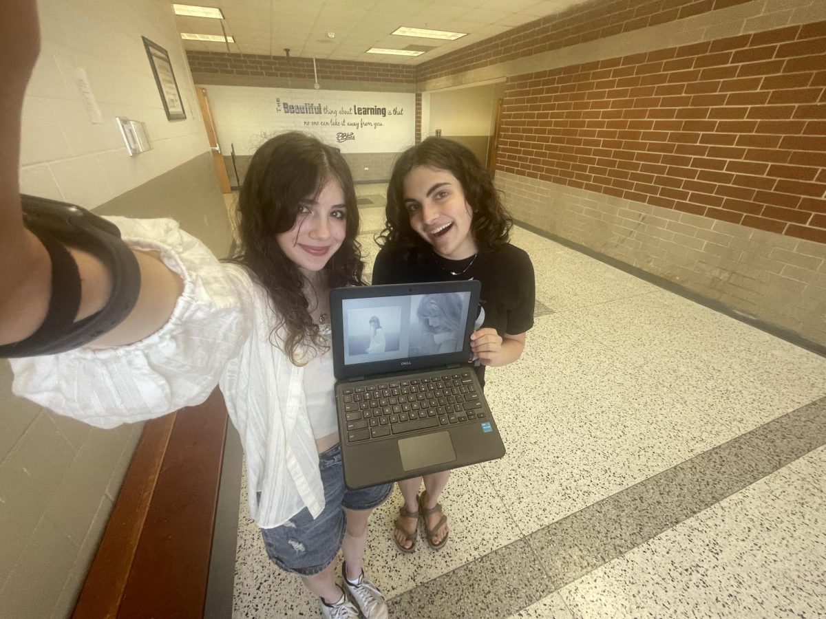 Seniors Leah Smolen and Anna Klaire Hawkins are gearing up for the latest Taylor Swift album titled, The Tortured Poets Department, which drops on Friday, April 19.