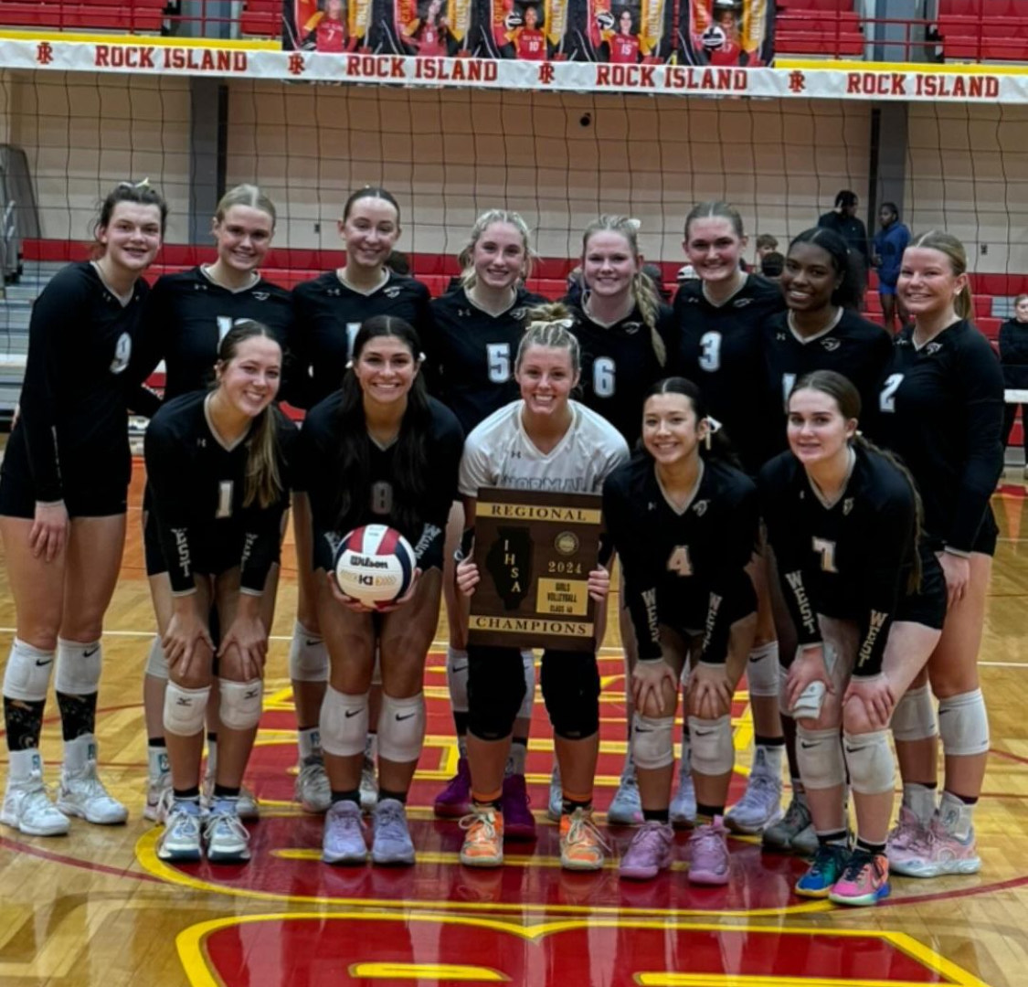 For the 4th-straight time, the Normal West volleyball team came away with a regional title on Thursday, October 31. They take on Normal Community in round 1 of Sectionals at Home on Tuesday, November 5.