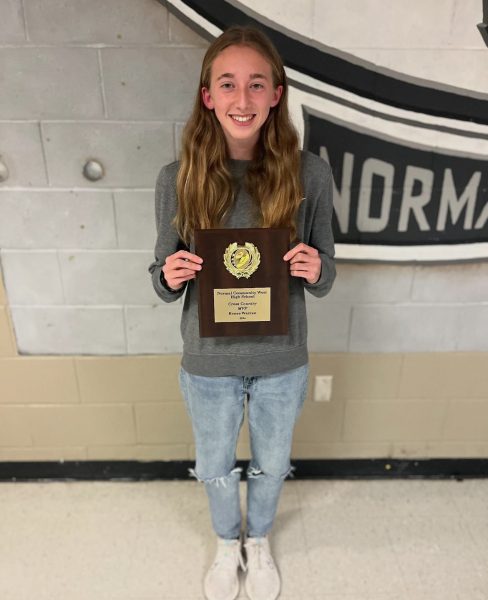 Junior Renee Warren had a stellar season this year, ending with a PR at the State meet. She was also named Team MVP at the end-of-the-year banquet.