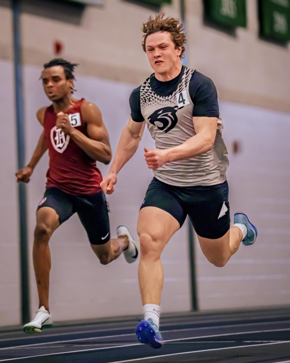 Sophomore Cody Muhlbauer is off to a fast start for the Wildcat boys track team. Muhlbauer, along with many of his teammates have broken records and hit early goals. This season is sure to be full of excitement for these fast cats!