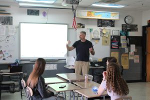 Mr. Darren Hess will end his public school teaching career at the conclusion of this school year. Although he is continuing to teach at Bloomington Central Catholic High School and will still coach football here at West, the students and staff will definitely miss his sense of humor and positive energy throughout the halls.