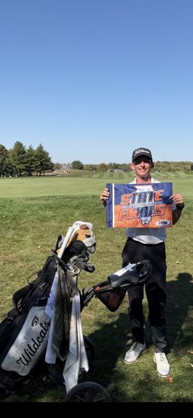 Senior Parker McDermott qualified for the IHSA State Golf tournament as the first Wildcat since 2012. He competed at The Den during the weekend of October 10-11. 